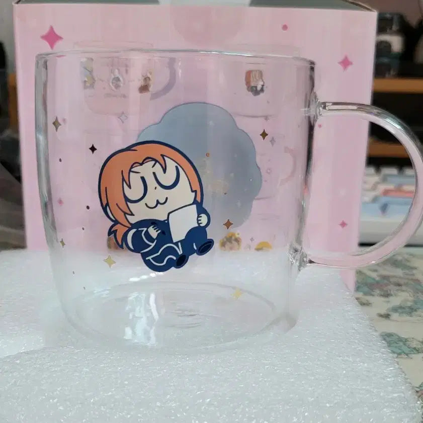 [BUNJANG] Ensemble Stars Ritsu Sakamoto Collaboration Glass Cup / 앙상블 스타즈 부쿠부 레오 유리컵
