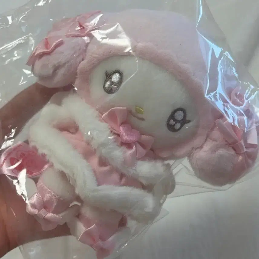 [BUNJANG] Sanrio My Melody ShowbiDo Angel &amp; Devil Mascot Plush Keychain (Sealed) / 마이멜로디 쇼비도 천사와악마 마스코트 인형키링 미개봉