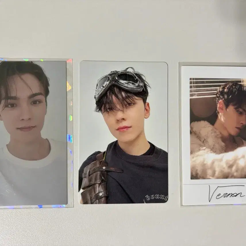 [BUNJANG] SEVENTEEN Vernon TTT 6th Anniversary Photocard / 세븐틴 버논 ttt(티티티), 6주년 포카 + 덤 ttt 스티커