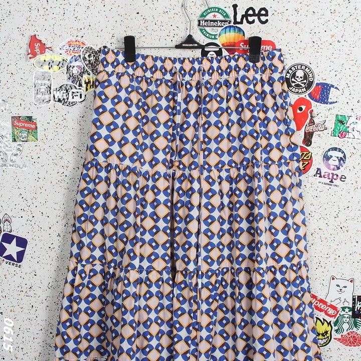 [BUNJANG] Zara Patterned Elastic Flare Skirt Women&