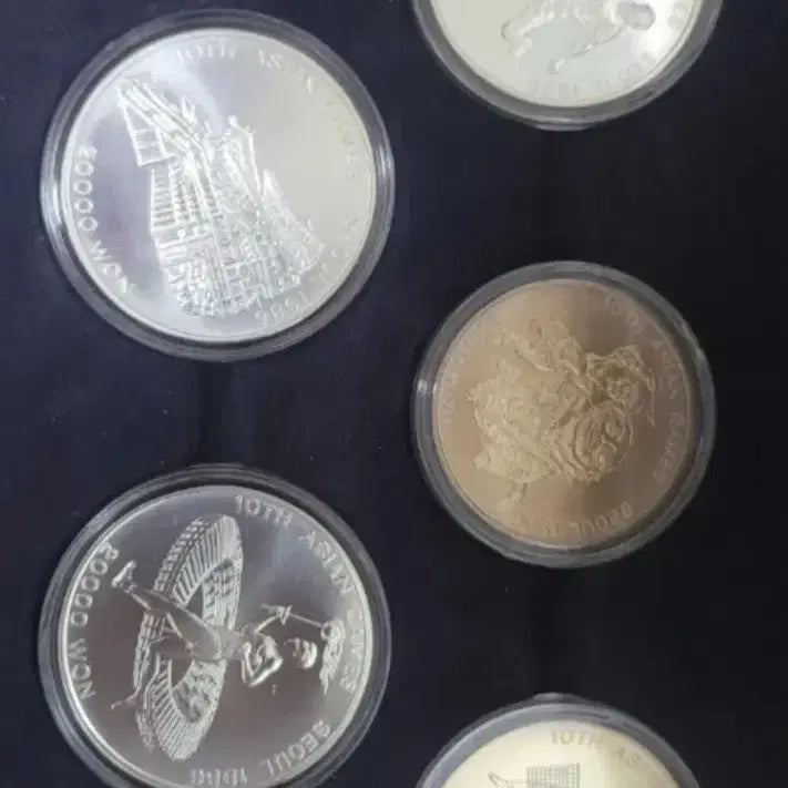 [SOLD OUT] 86 서울 아시아 게임 기념 은화 5종세트