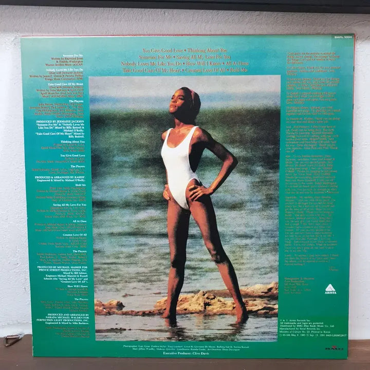 [SOLD OUT] 휘트니 휴스턴 Whitney Houston LP 1991 서울음반