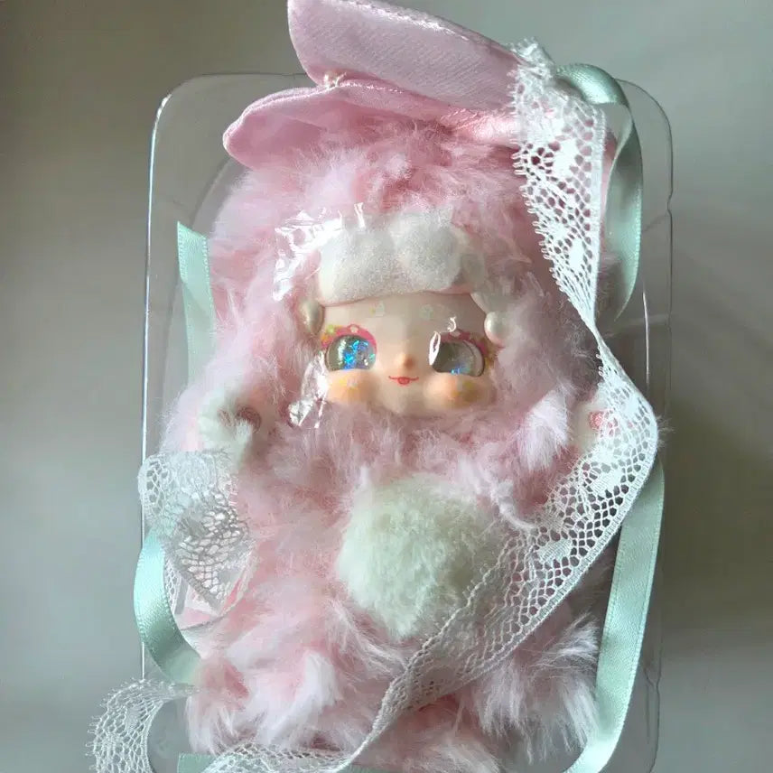 [BUNJANG] Bamtooki Teatime Light Pink Scarf / 밤토끼 티타임 연핑크