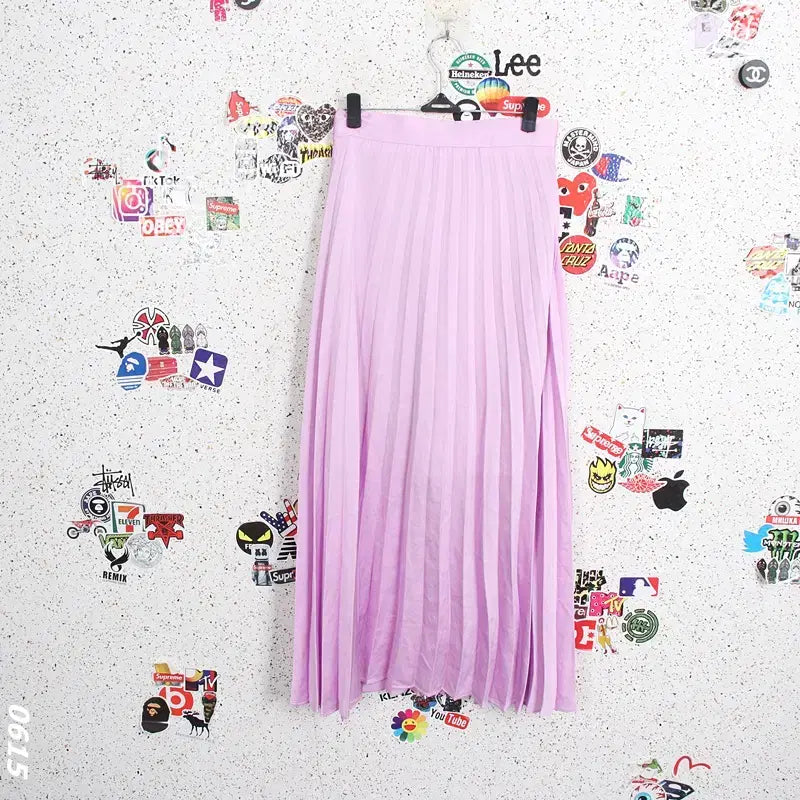 [BUNJANG] OWL Lilac Pleated Skirt with Back Banding / 여성F/ OWL 연보라 뒷밴딩 플리츠스커트 29-93
