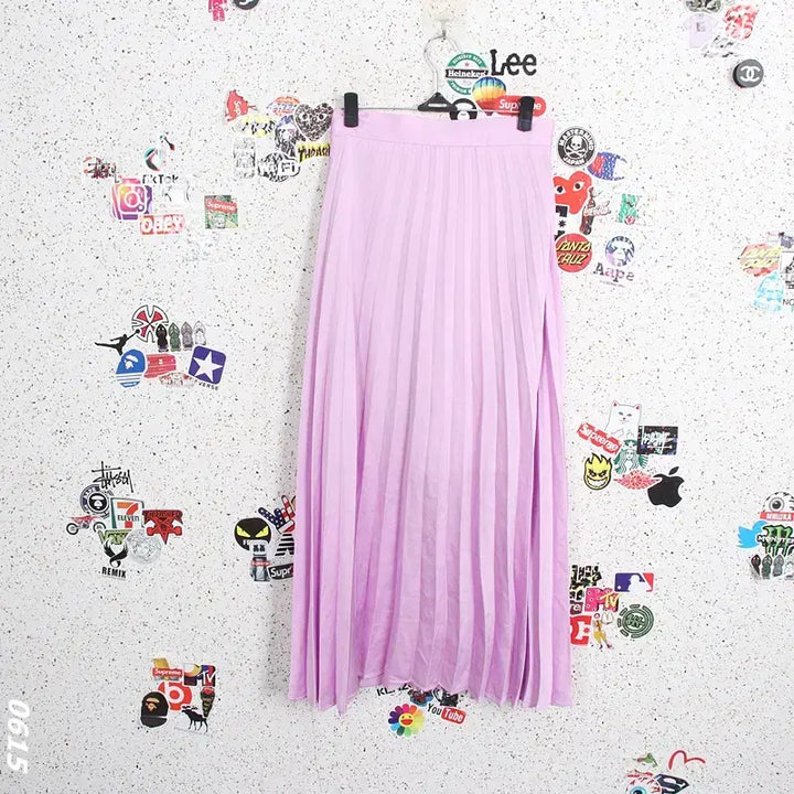 [BUNJANG] OWL Lilac Pleated Skirt with Back Banding / 여성F/ OWL 연보라 뒷밴딩 플리츠스커트 29-93