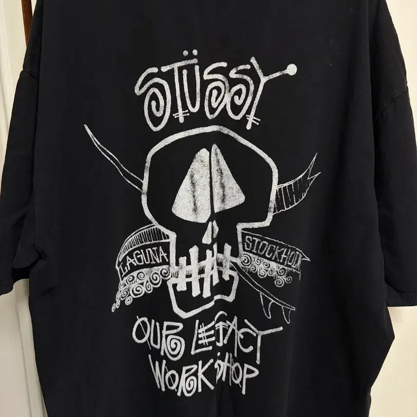 [BUNJANG] Stussy x Our Legacy Workshop Surf Skull Pigment Dyed T-shirt XL / 스투시X아워레가시 워크샵 서프 스컬 피그먼트 다이드 티셔츠 XL
