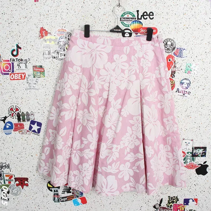 [BUNJANG] Olive des Olive Floral Pleated Skirt / 여성 실측26/ 올리브데올리브 플로럴 주름스커트 29-98