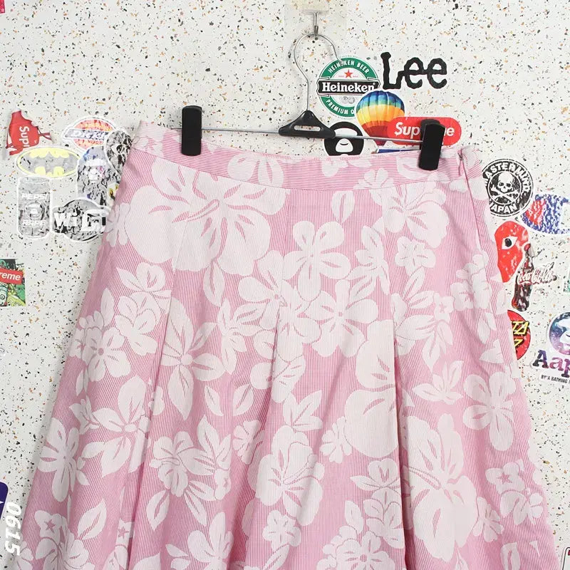 [BUNJANG] Olive des Olive Floral Pleated Skirt / 여성 실측26/ 올리브데올리브 플로럴 주름스커트 29-98