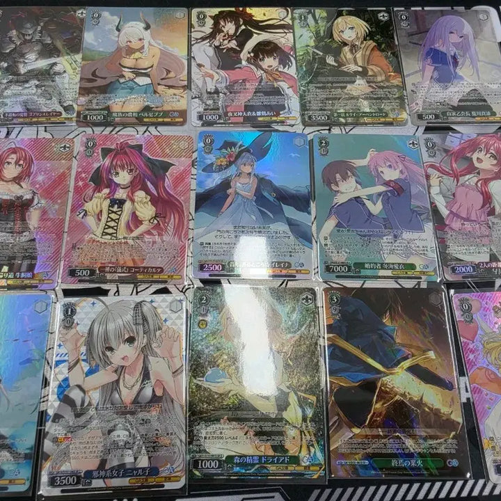 [BUNJANG] Weiss Schwarz SR Cards Bundle Set / 바이스슈발츠 sr* ~ sr** 15장일괄 판매