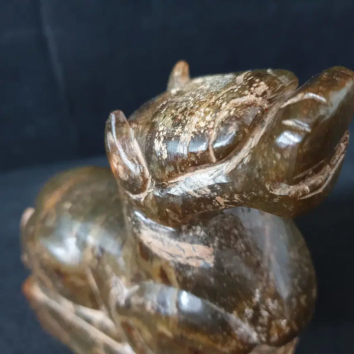 [BUNJANG] Large Solid Jade Animal Seal / (수원만물)큰 사이즈의 통옥 동물 옥새