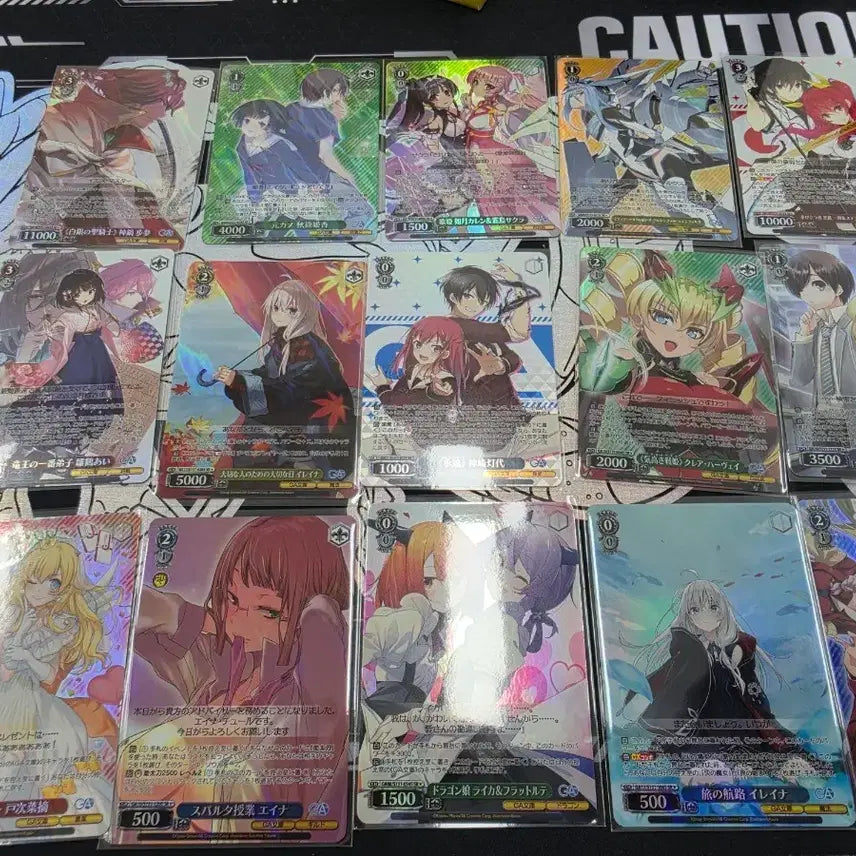 [BUNJANG] Weiss Schwarz SR Cards Bundle Set / 바이스슈발츠 sr* ~ sr** 15장 일괄판매