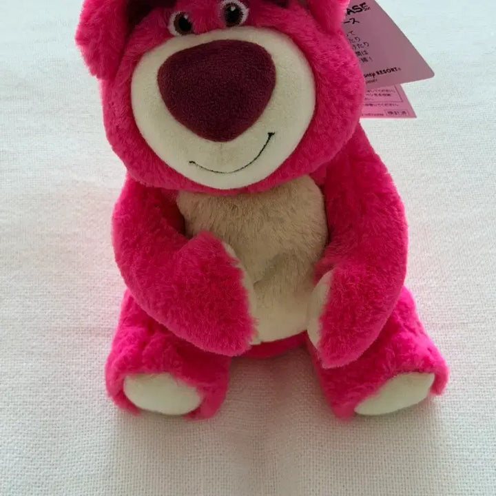 [BUNJANG] Disney Toy Story Lotso Bear Plush Pouch / 토이스토리 랏소 베어 봉제인형 핑크 파우치
