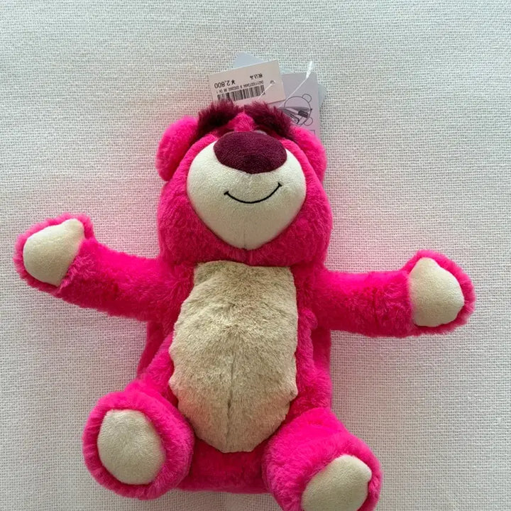 [BUNJANG] Disney Toy Story Lotso Bear Plush Pouch / 토이스토리 랏소 베어 봉제인형 핑크 파우치