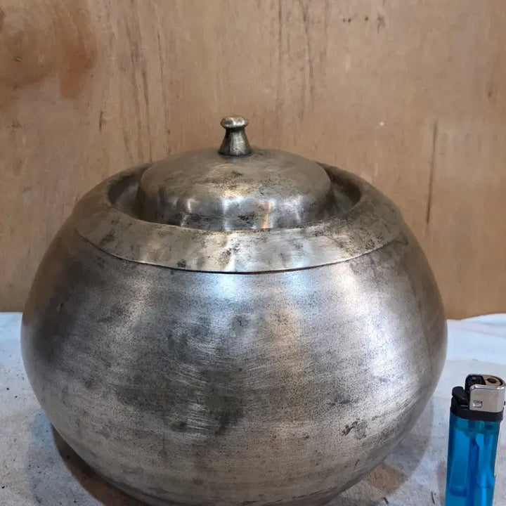 [BUNJANG] Antique Korean Brass Urinal Bowl / 한국의 민속품/ 옛날 놋요강