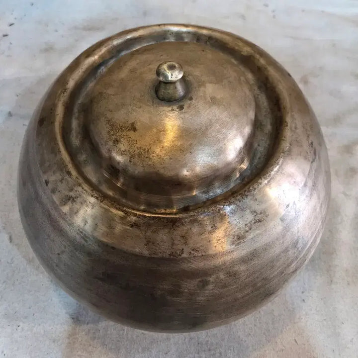 [BUNJANG] Antique Korean Brass Urinal Bowl / 한국의 민속품/ 옛날 놋요강