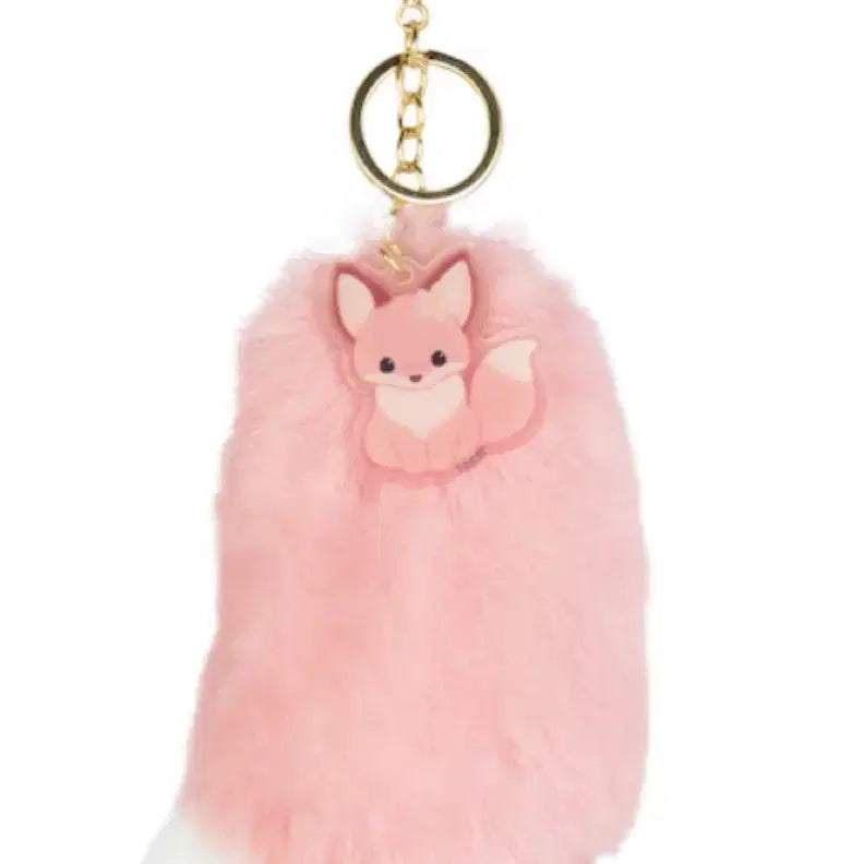 [BUNJANG] Chocon Fox Tail Gacha Pink 10cm / 쵸콘토키츠네 가챠 핑크