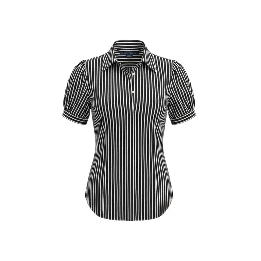 [BUNJANG] Ralph Lauren Striped Short Sleeve Shirt Women&