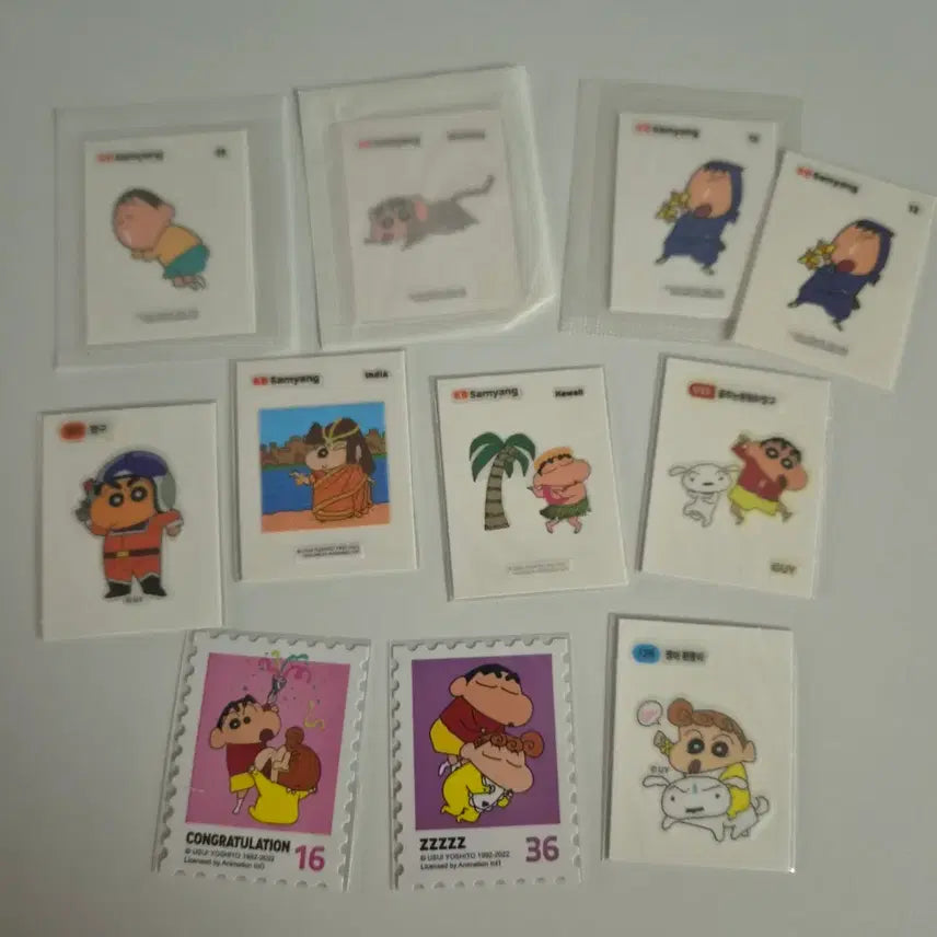 [BUNJANG] Shinchan Crayon Shin-chan Sticker Set / 짱구띠부씰