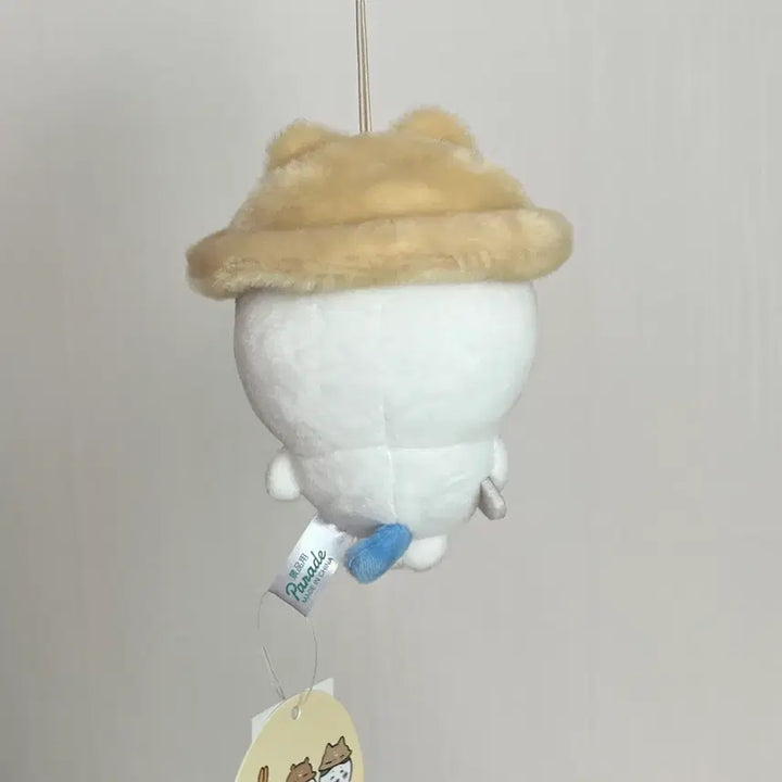 [BUNJANG] Chiikawa Autumn Hachiware Plush Keychain / 치이카와 가을이야 마스코트 하치와레 인형 키링