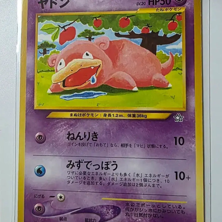 [BUNJANG] Pokemon Card Slowpoke 1st Edition / 포켓몬카드 야돈초판카드