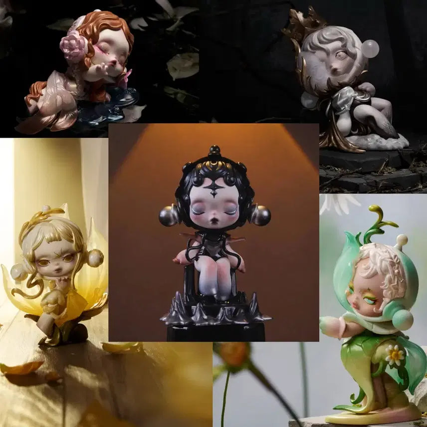 [BUNJANG] Pop Mart Skullpanda Series Figurines (5-Piece Bundle) / 팝마트 스컬판다 skull panda 시리스 5개 묶음 판매