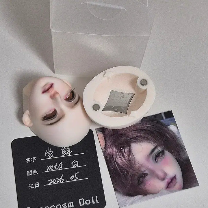 [BUNJANG] MSD Ball Jointed Doll Head - Mia B Skin Tone / 풀박스 구관 msd 헤드 구체관절인형 메이크업된 헤드