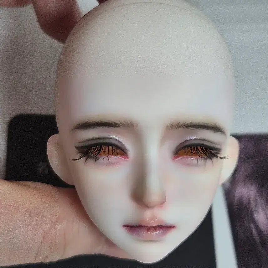 [BUNJANG] MSD Ball Jointed Doll Head - Mia B Skin Tone / 풀박스 구관 msd 헤드 구체관절인형 메이크업된 헤드