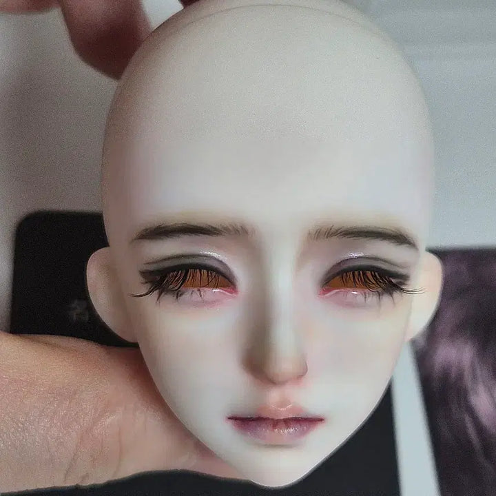 [BUNJANG] MSD Ball Jointed Doll Head - Mia B Skin Tone / 풀박스 구관 msd 헤드 구체관절인형 메이크업된 헤드