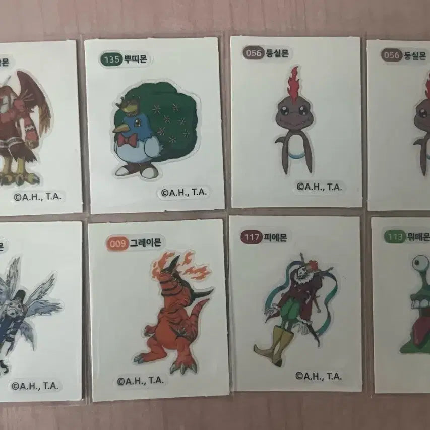 [BUNJANG] Digimon Stickers (Ttibu Seal) / 디지몬 띠부씰