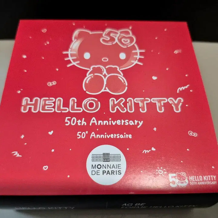 [SOLD OUT] 한정판) 산리오 공식  헬로키티 50주년 기념 은화 프랑스 조폐국 제작