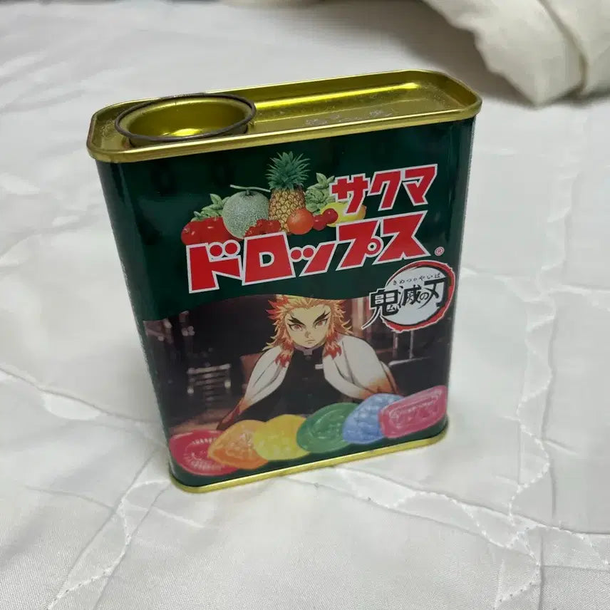 [SOLD OUT] 귀멸의칼날 무한열차 렌고쿠 드롭스캔디 틴케이스