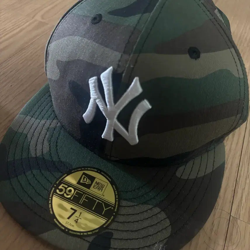 [BUNJANG] New Era MLB New York Yankees Camo 59FIFTY Cap / 뉴에라 mlb 뉴욕 양키스 카모