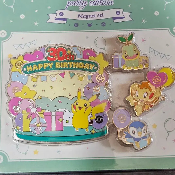 [SOLD OUT] 포켓몬 30주년 기념 4세대 뱃지 마그넷 판매합니다