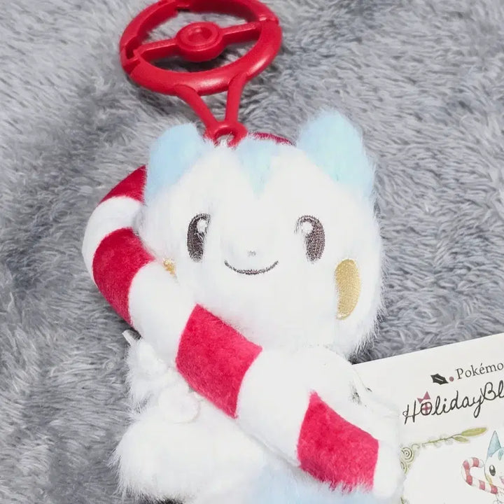 [BUNJANG] Pokemon Center Christmas Holiday Pachirisu Carabiner Keychain (Unused) / [미사용] 포켓몬센터 크리스마스 홀리데이 파치리스 카라비너 키링