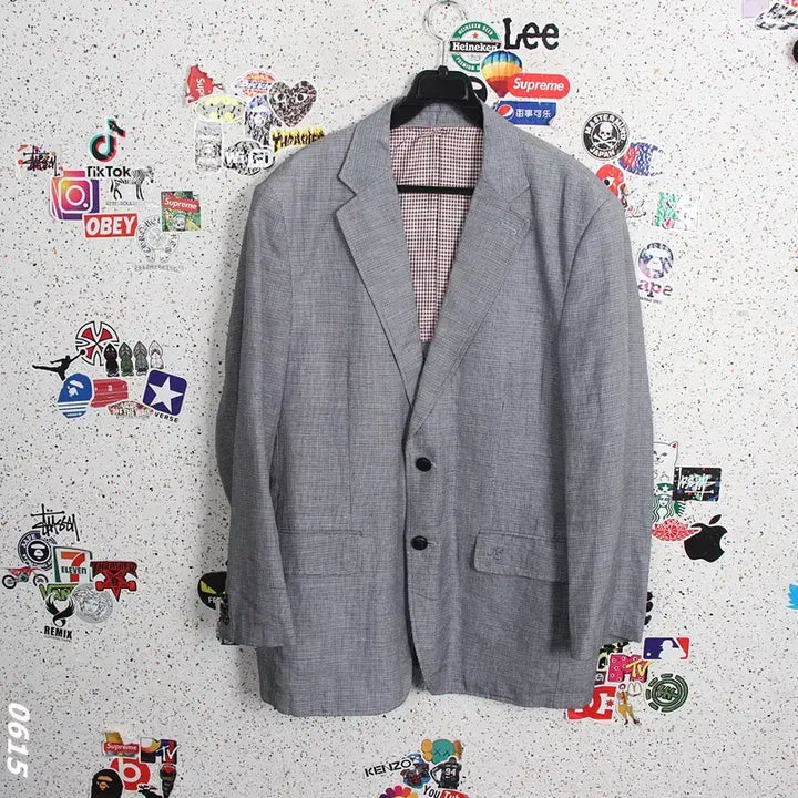 [BUNJANG] Indian Linen Blend Single Jacket A-92 / 남성95/ 인디안 마 혼방 싱글자켓 A-92