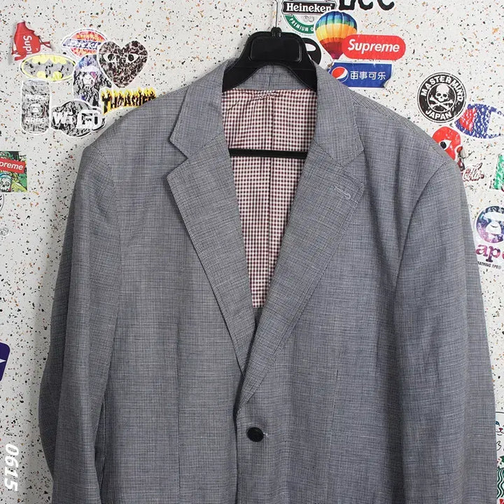 [BUNJANG] Indian Linen Blend Single Jacket A-92 / 남성95/ 인디안 마 혼방 싱글자켓 A-92