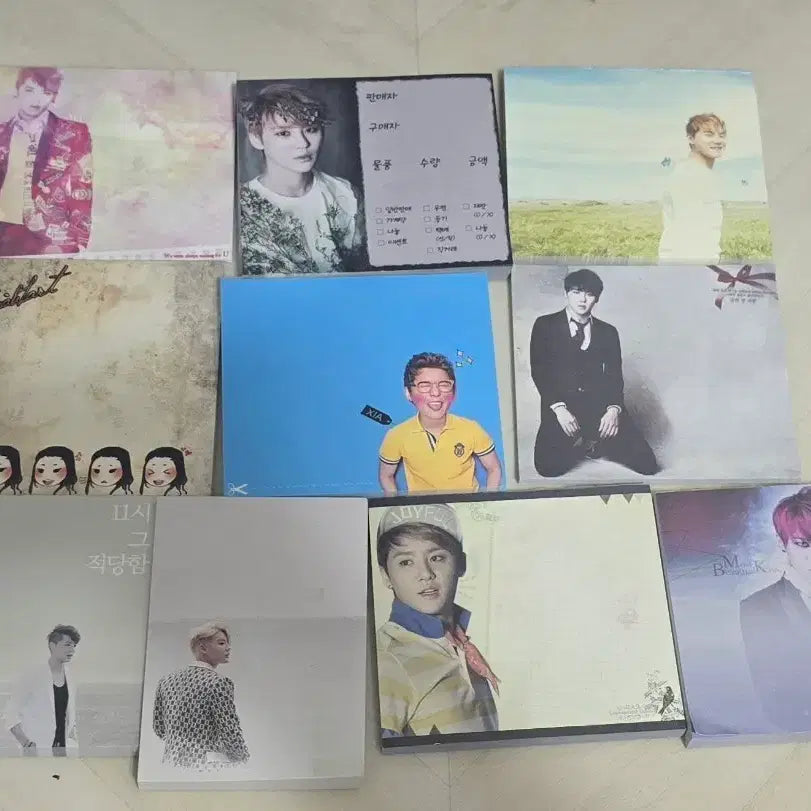 [BUNJANG] Kim Junsu Memo Pad Bundle Set / 김준수 떡메 일괄 시아준수