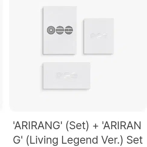 [BUNJANG] BTS Arirang Album 3-Set (Sealed) / 방탄소년단 미개봉 아리랑 앨범 3종 한세트 판매합니다