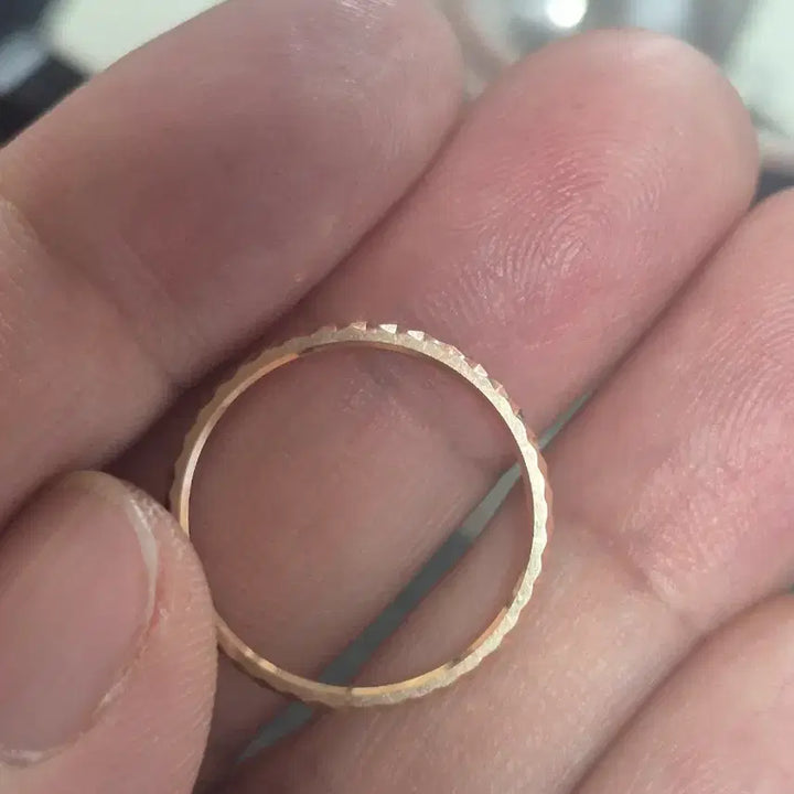 [BUNJANG] 18K Rose Gold Ring / 18k 로즈골드 링