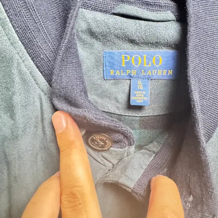 [BUNJANG] Polo Ralph Lauren Suede Bomber Jacket XL / 폴로 스웨이드 봄버 a1 XL 3회착