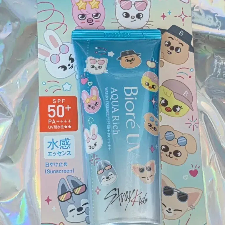 [BUNJANG] Stray Kids x Biore Aqua Rich Sunscreen SPF50+ PA++++ / 스키즈 비오레 선크림