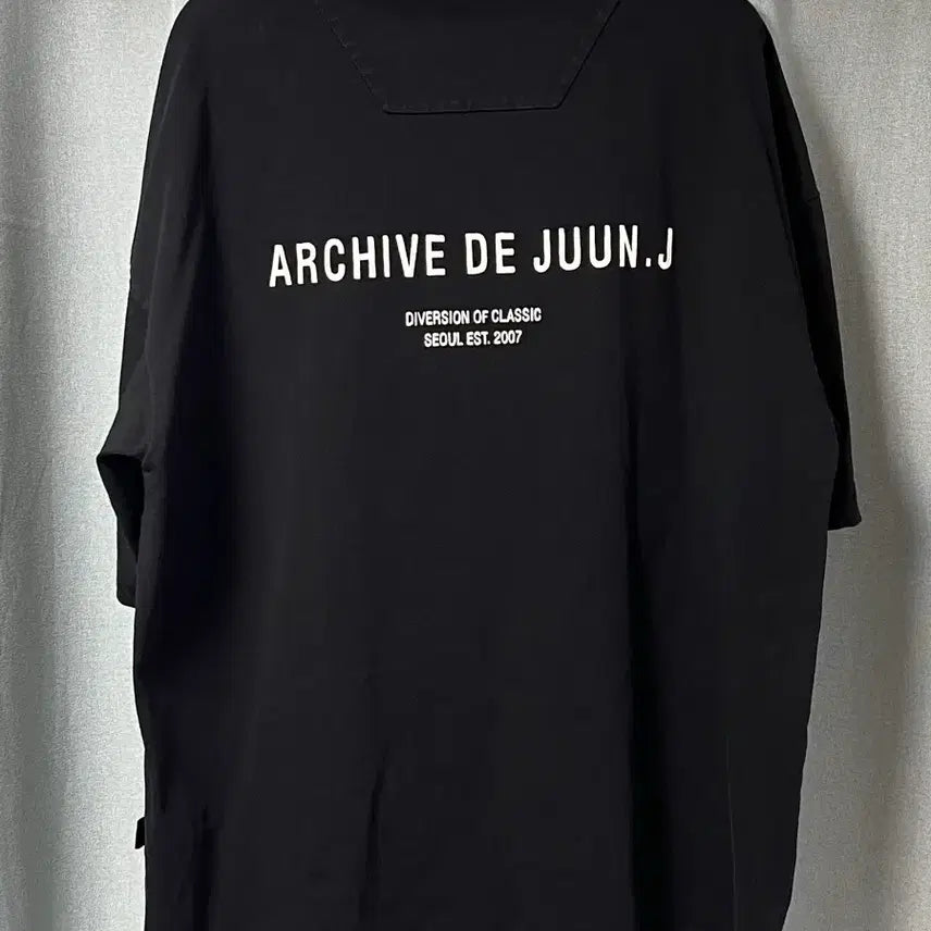 [BUNJANG] Juun.J ARCHIVE Basic Semi Oversized Short Sleeve T-Shirt Black XL / [XL] 준지 ARCHIVE 베이직 세미오버핏 숏슬리브 - 블랙