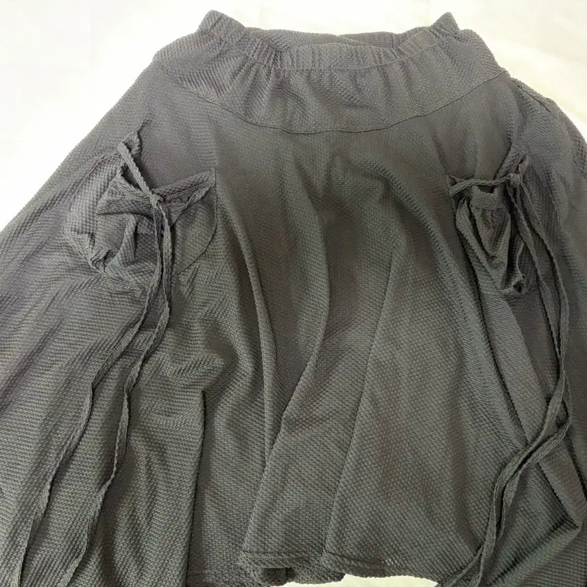 [BUNJANG] Love Is True Layered Midi Skirt Black / 러브이즈트루 레이어드 미디 스커트 블랙