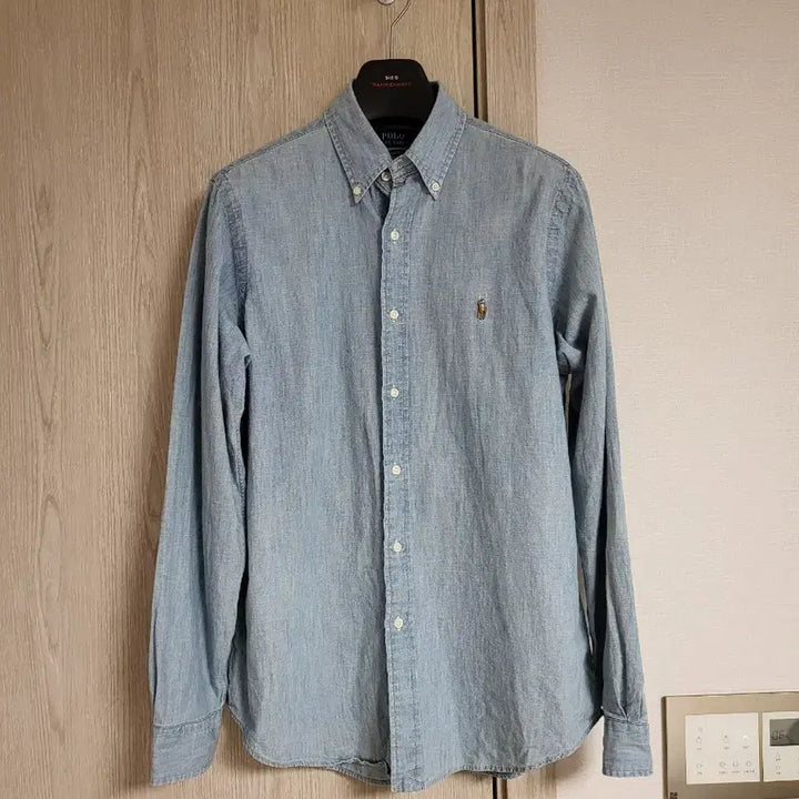 [BUNJANG] Polo Ralph Lauren Chambray Denim Shirt Classic Fit M L / 폴로 랄프로렌 샴브레이 데님셔츠 남방 큐알 클래식핏 M L