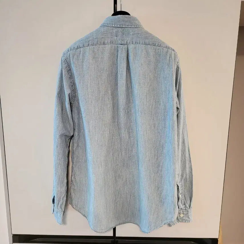 [BUNJANG] Polo Ralph Lauren Chambray Denim Shirt Classic Fit M L / 폴로 랄프로렌 샴브레이 데님셔츠 남방 큐알 클래식핏 M L
