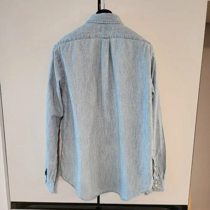[BUNJANG] Polo Ralph Lauren Chambray Denim Shirt Classic Fit M L / 폴로 랄프로렌 샴브레이 데님셔츠 남방 큐알 클래식핏 M L