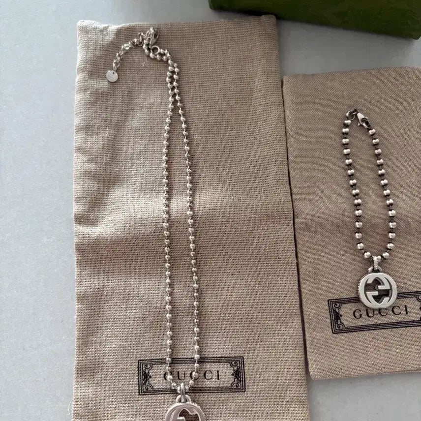 [BUNJANG] Gucci Necklace and Bracelet Set / 구찌 목걸이/팔찌 세트