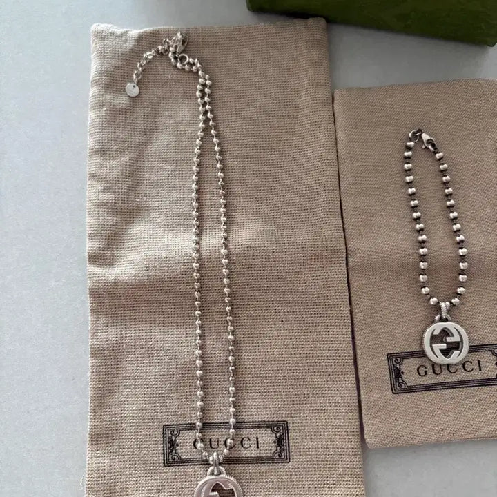 [BUNJANG] Gucci Necklace and Bracelet Set / 구찌 목걸이/팔찌 세트