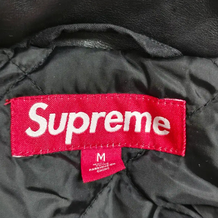 [BUNJANG] Supreme 25ss Leather Collar Utility Jacket / (m) 25ss 슈프림 레더 칼라 유틸리티 자켓