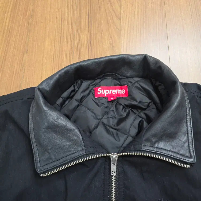 [BUNJANG] Supreme 25ss Leather Collar Utility Jacket / (m) 25ss 슈프림 레더 칼라 유틸리티 자켓